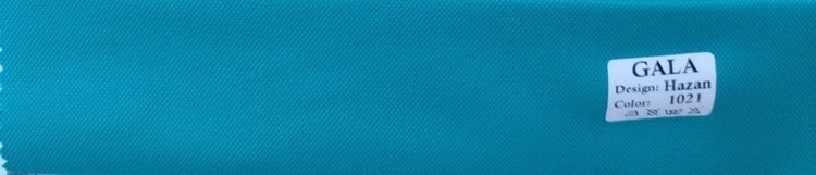پرده آماده پانچی ، مدل هازان ایرانی ، رنگ آبی فیروزه ای تیره ، کد Hazan-1021