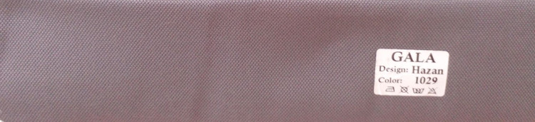 پرده آماده پانچی ، مدل هازان ایرانی ، رنگ قهوه ای تاپ ، کد Hazan-1029